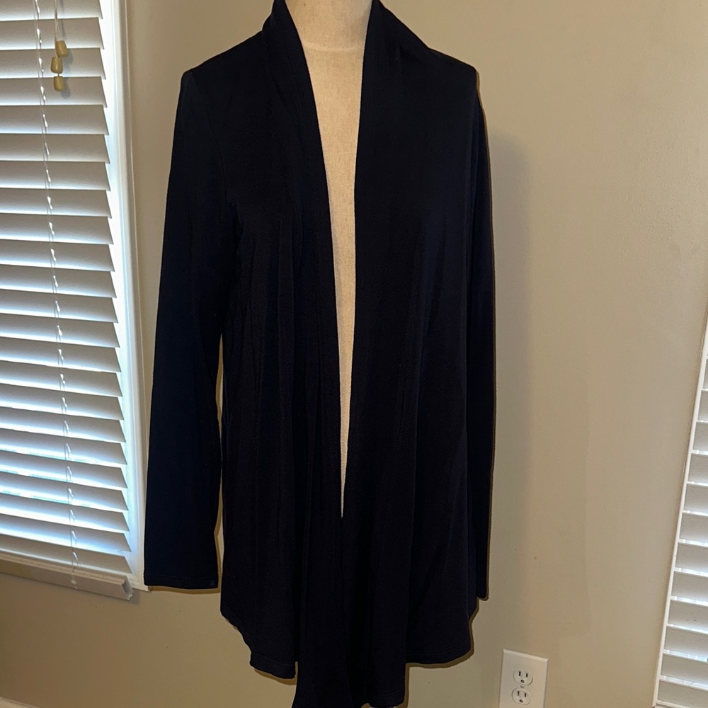 Fifteen Twenty Classic Open-Front Navy Women's Sweater Cardigan